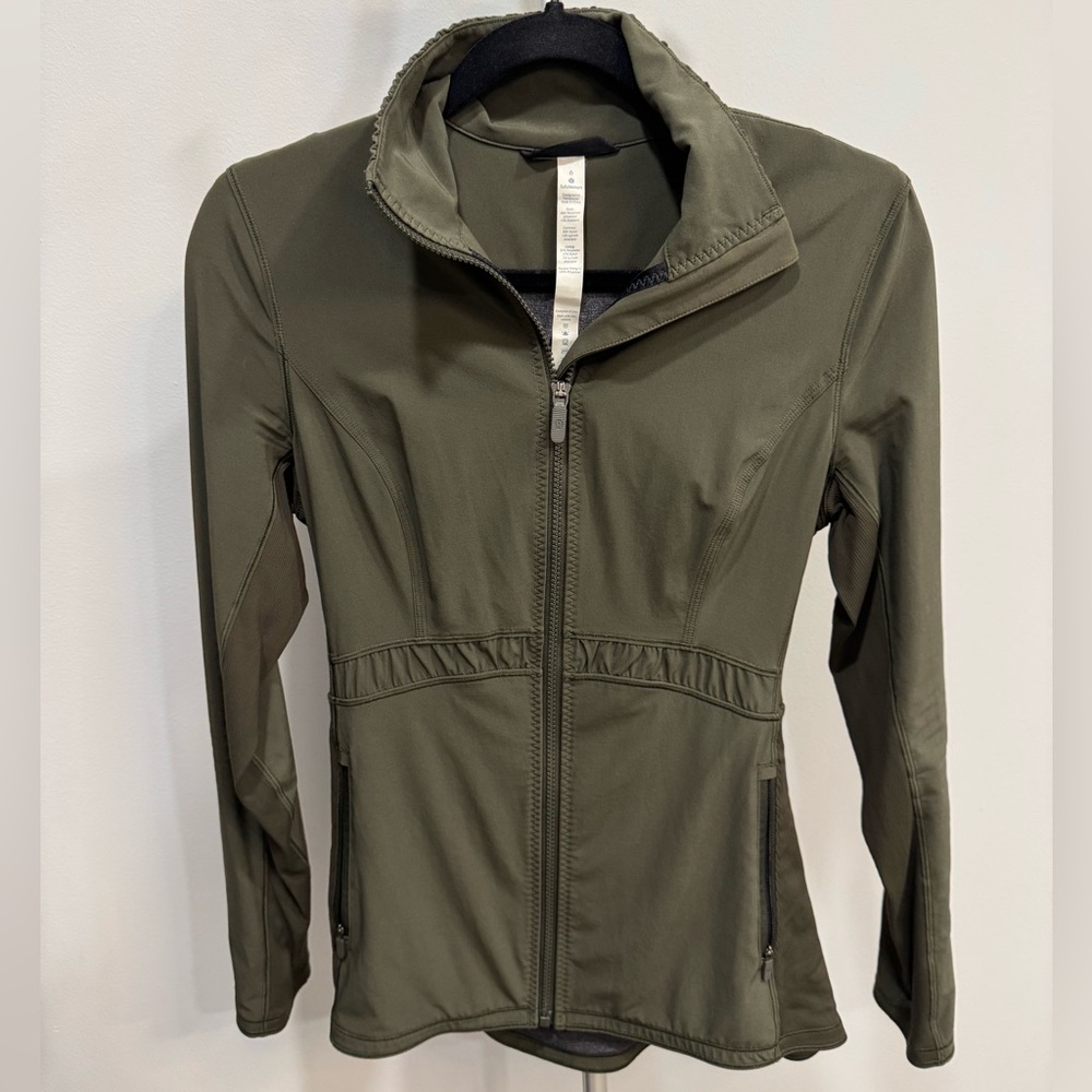 Lululemon Round Trip Jacket - Dark Olive